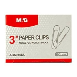 علبة دبوس كلبس M&G معدن ع كرتون 100ق