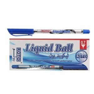 علبه قلم جاف روتو ازرق 0.7 ملى