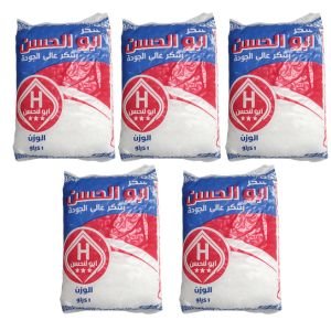 5 كيلو سكر ابيض
